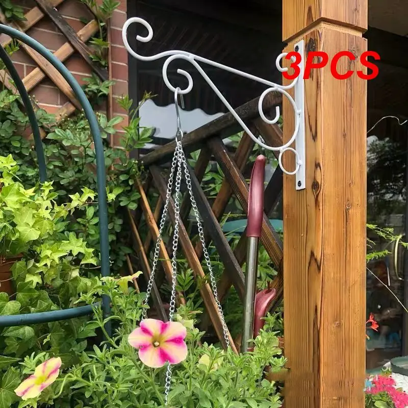 3PCS Flower Pot Functional Durable Indoor/outdoor Use Decorative Versatile Iron Lantern Hook For Garden Hanging Plants Bracket
3PCS Flower Pot Functional Durable Indoor/outdoor Use Decorative Versatile Iron Lantern Hook For Garden Hanging Plants Bracket
