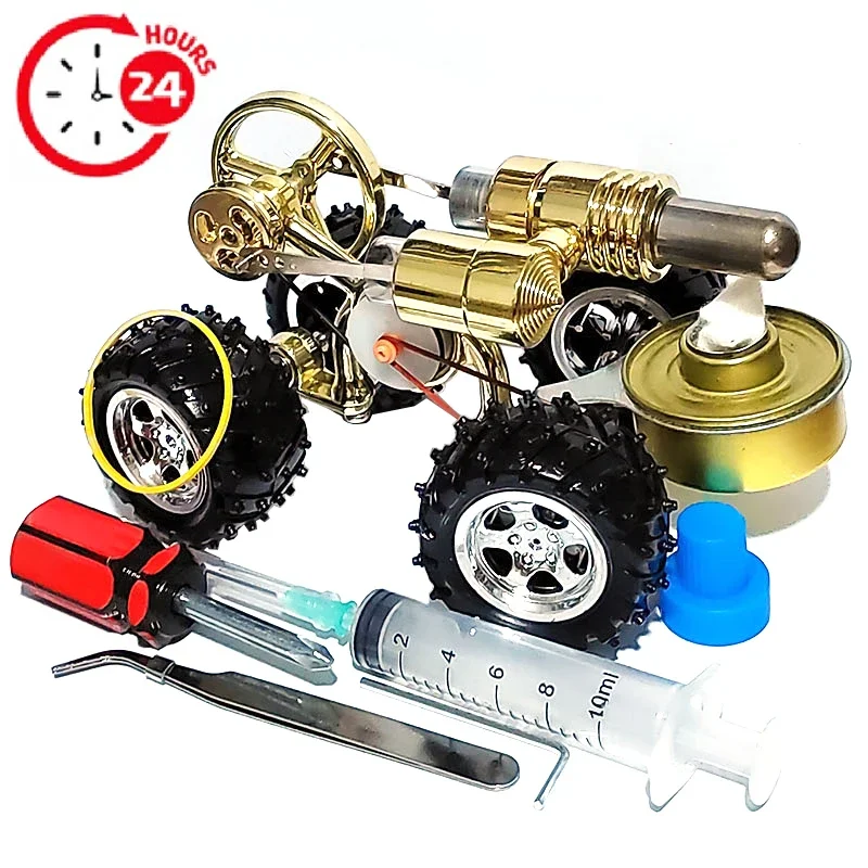 

Новая Миниатюрная модель двигателя для сжигания горячим воздухом, электропитание от внешнего сгорания, научное небольшое производство, игрушка для экспериментов Gift