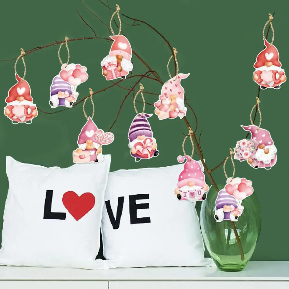 Cute Patterned Decorations Vibrant Valentine's Day Gnome Hangers Eye-catching Holiday Decoration for Valentine's for Living
Cute Patterned Decorations Vibrant Valentine's Day Gnome Hangers Eye-catching Holiday Decoration for Valentine's for Living