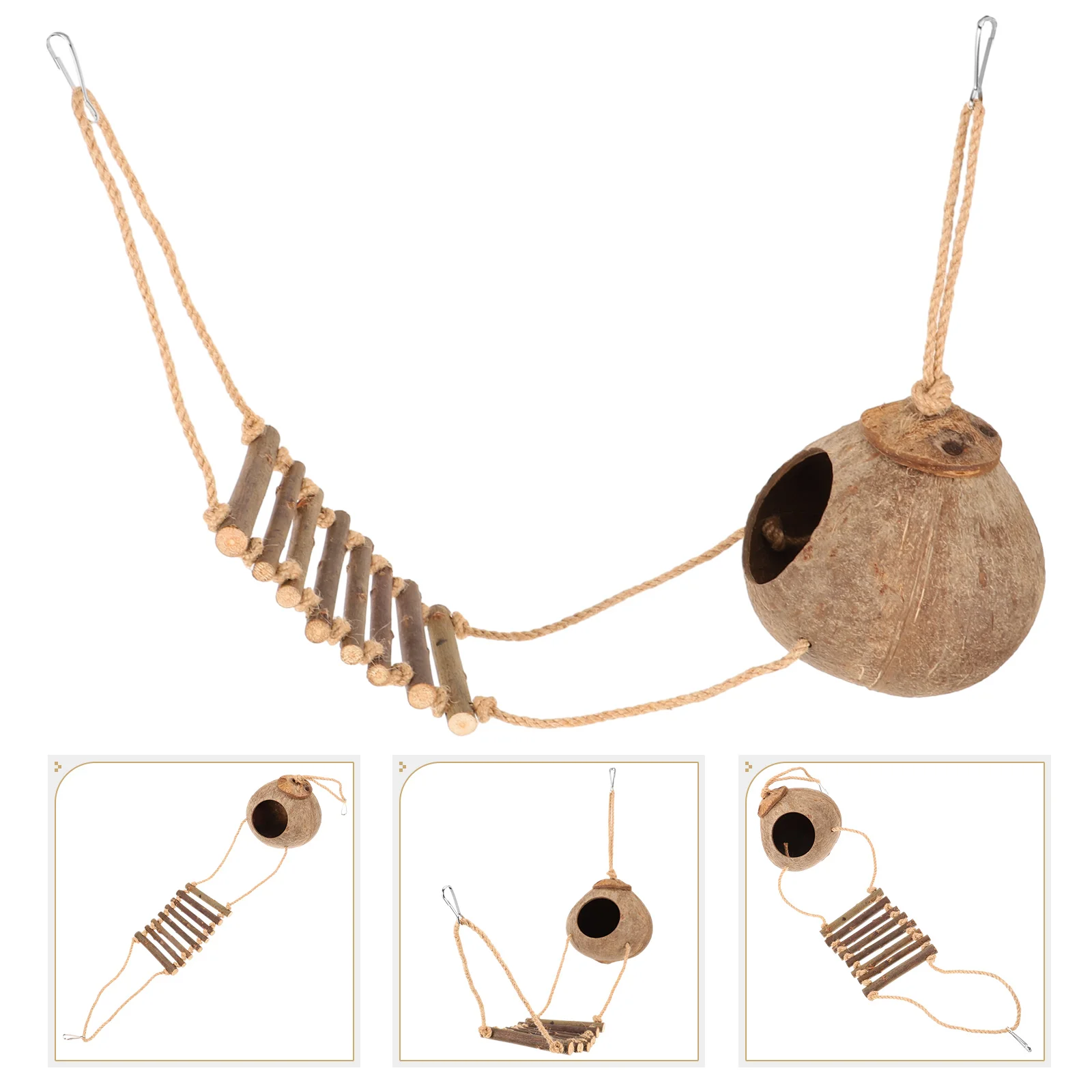 Reptile Gecko Ladder Hide Hut Husk Tank Accessories House Cave Crested Nesting Bird Hideout Hiding Hideouts Terrarium Lizard
Reptile Gecko Ladder Hide Hut Husk Tank Accessories House Cave Crested Nesting Bird Hideout Hiding Hideouts Terrarium Lizard