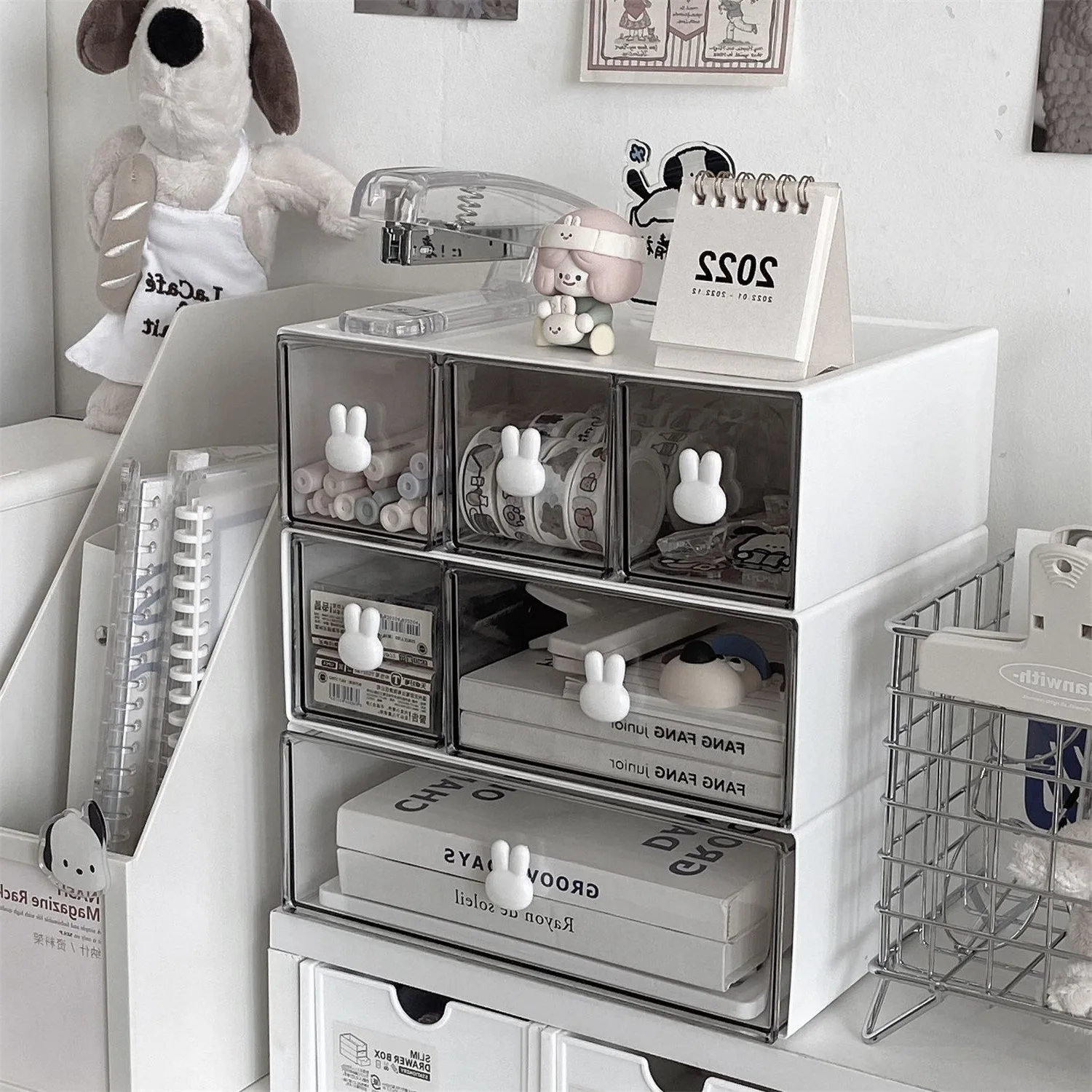 Stationery Box Desktop Multi Grid Drawer Style Pen Holder Cabinet Hair Accessories Miscellaneous Items Idol Card Storage
Stationery Box Desktop Multi Grid Drawer Style Pen Holder Cabinet Hair Accessories Miscellaneous Items Idol Card Storage