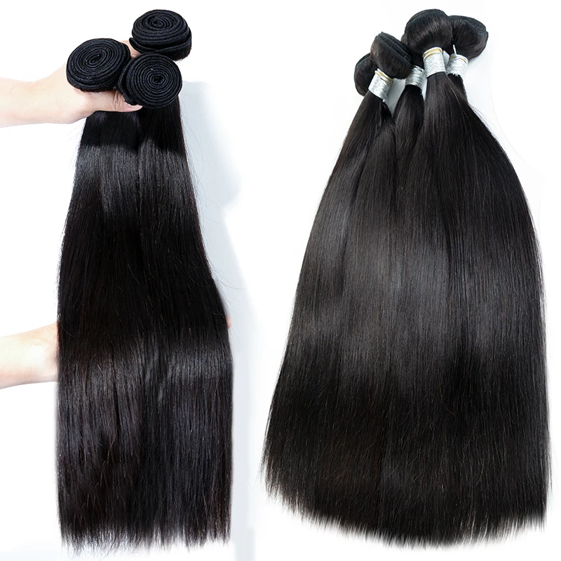 Straight Human Hair Weave Bundles Indian Remy Human Hair Extensions 100g Weft Natural Color 14" to 28" 
Straight Human Hair Weave Bundles Indian Remy Human Hair Extensions 100g Weft Natural Color 14" to 28"