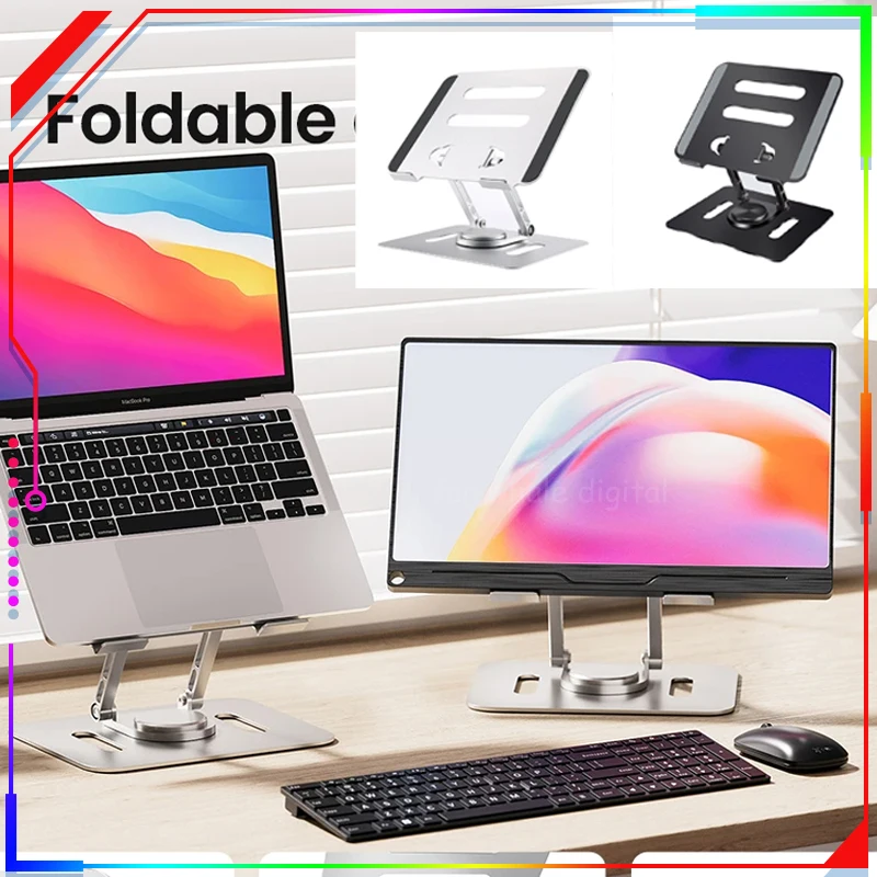 Portable Monitor Bracket Universal Laptop Tablet Stand 360 Rotation Aluminum Holder For Ipad Macbook Pro Pc Accessories
Portable Monitor Bracket Universal Laptop Tablet Stand 360 Rotation Aluminum Holder For Ipad Macbook Pro Pc Accessories