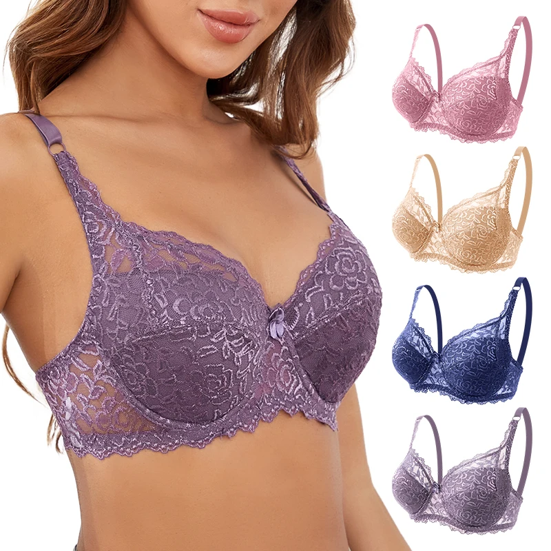 Lace Bra With Underwire Sexy Bras For Women Large Size Lingerie Transparent Lace Female Underwear Top Women Intimates C D Cup
Lace Bra With Underwire Sexy Bras For Women Large Size Lingerie Transparent Lace Female Underwear Top Women Intimates C D Cup