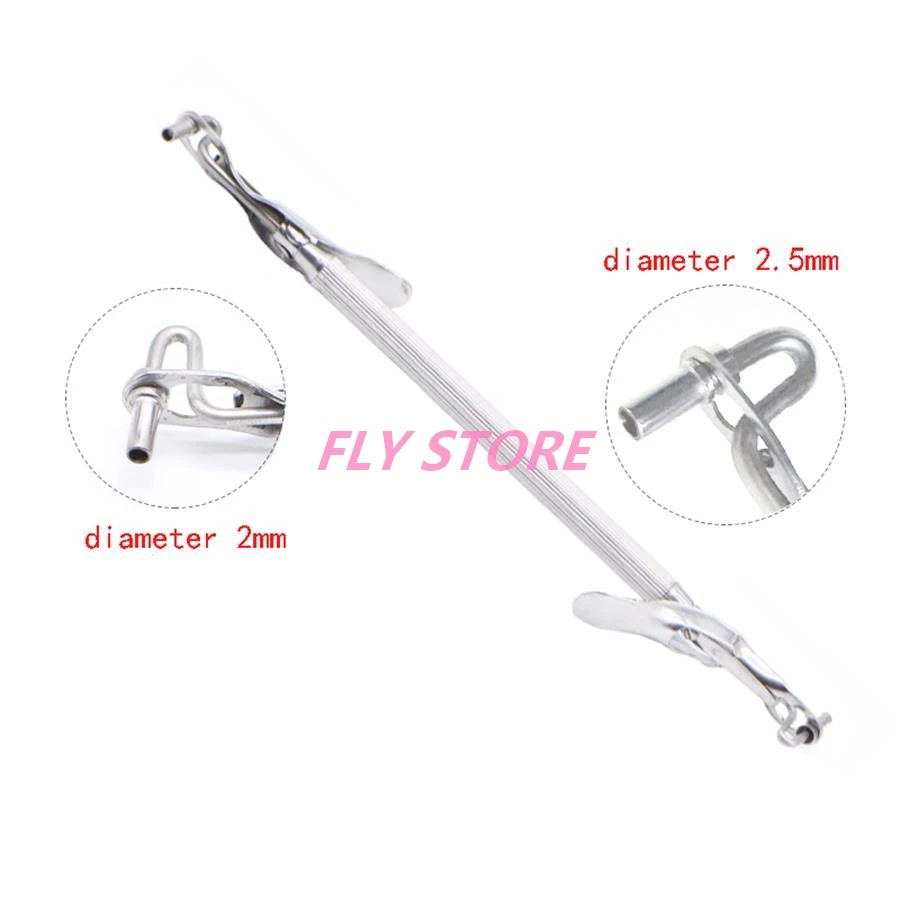 

1pcs Dental Silver Amalgam Carrier Double End Restorative ASM Anesthetic Gun Ivory Amalgam Carrier Syringe Dentistry Tools