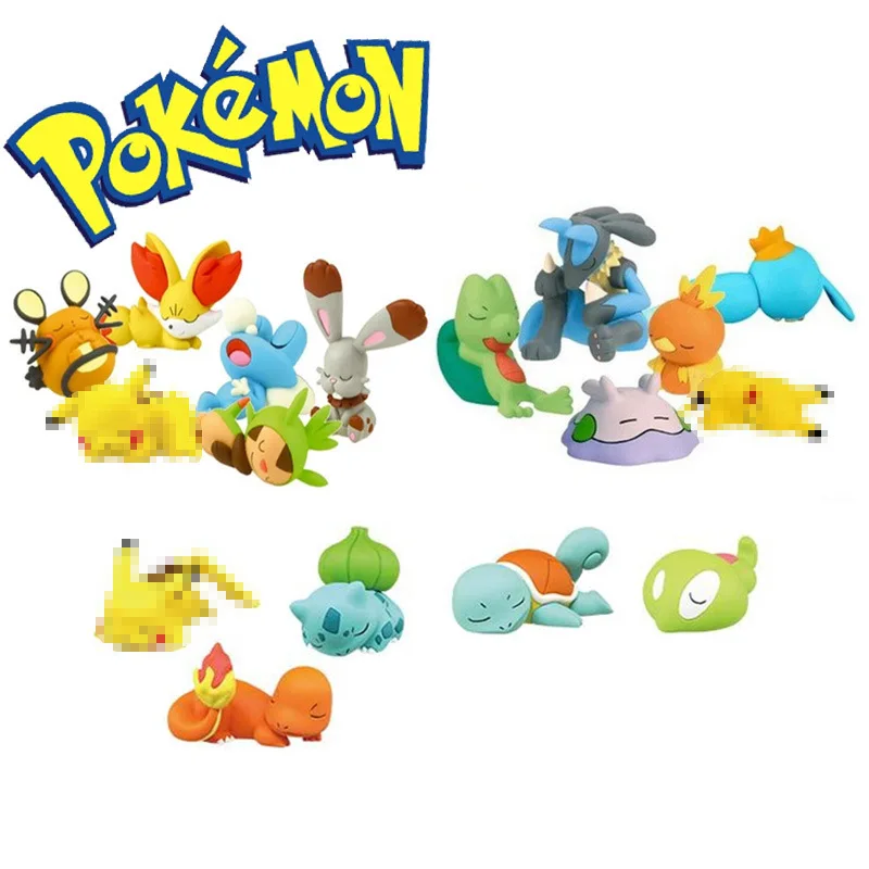 5/6pcs/set Pokemon Figure Sleeping Pikachu/Squirtle/Psyduck Anime Figure Birthday Cake Baking Decoration Birthday Gifts for Kids
5/6pcs/set Pokemon Figure Sleeping Pikachu/Squirtle/Psyduck Anime Figure Birthday Cake Baking Decoration Birthday Gifts for Kids