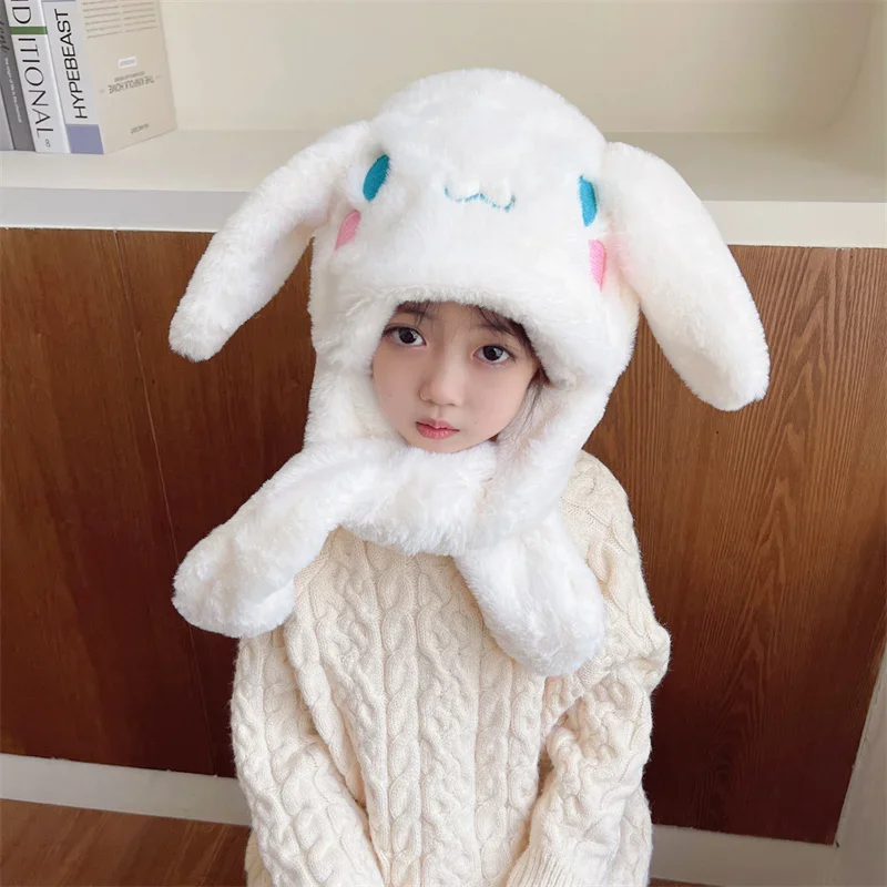 Sanrio Plush Hat Cinnamoroll Ears Move Cap Kawaii Cute Student Winter Warm Hat Room Decor Toy Accessories Girls Birthday Gift
Sanrio Plush Hat Cinnamoroll Ears Move Cap Kawaii Cute Student Winter Warm Hat Room Decor Toy Accessories Girls Birthday Gift