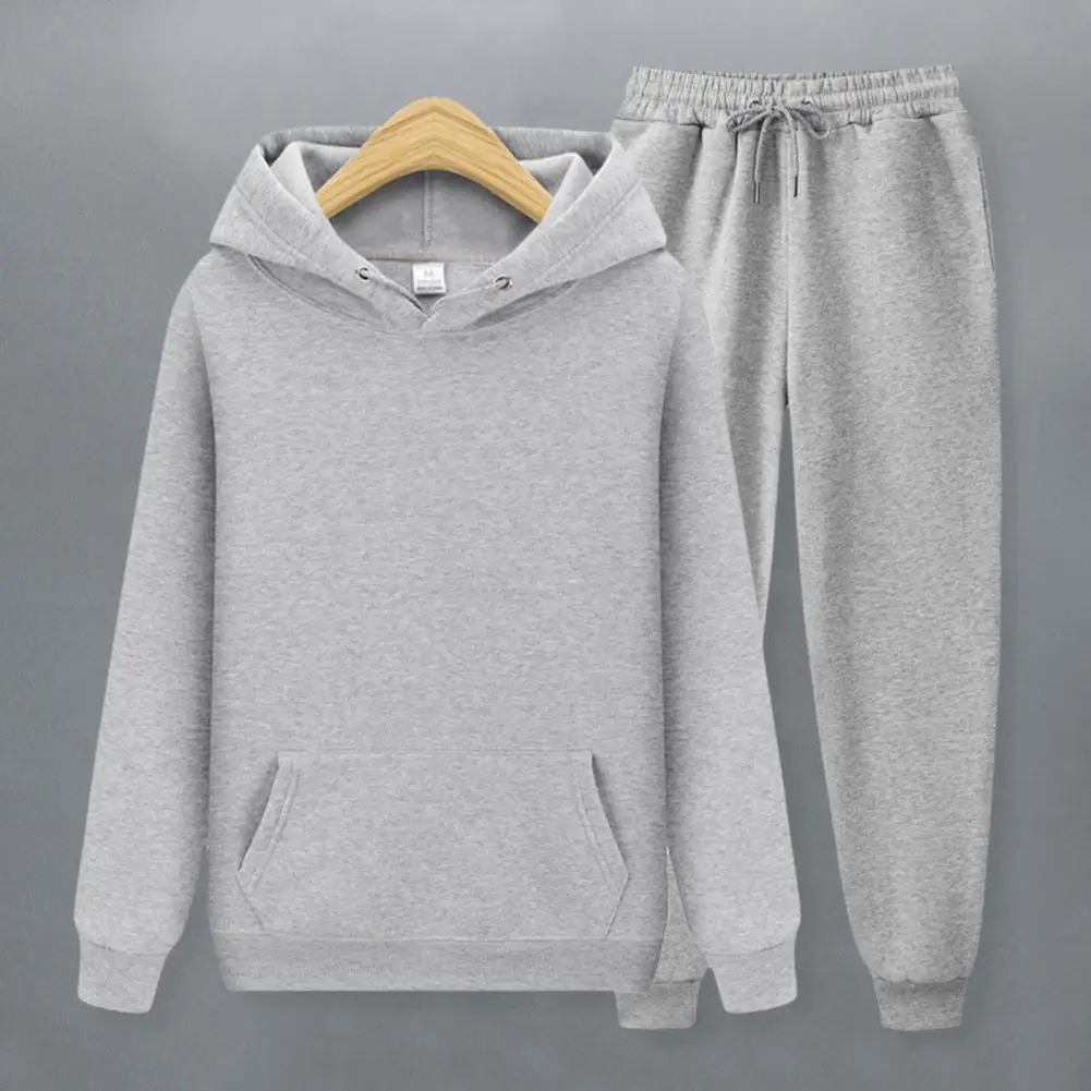 Male Sweatshirt Pants Set Men's 2-piece Track Suit Set with Hooded Sweatshirt Elastic Waist Pants for Casual Workout for Men's
Male Sweatshirt Pants Set Men's 2-piece Track Suit Set with Hooded Sweatshirt Elastic Waist Pants for Casual Workout for Men's