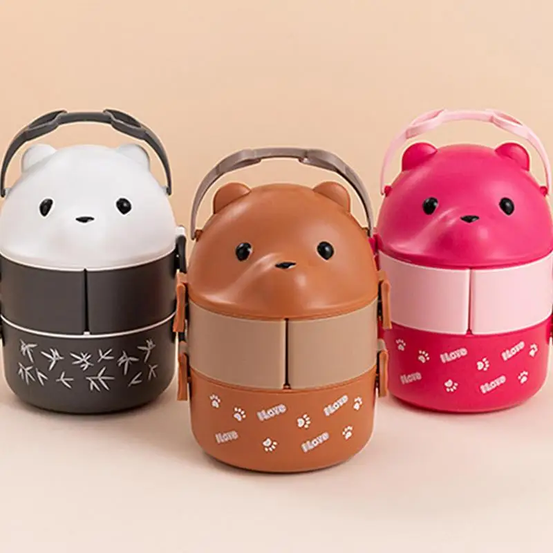 Stackable Bento Box Portable Leak Proof Food Container Compartments Double Layer Lunchbox Vacuum Thermos For Outdoor Picnic Set
Stackable Bento Box Portable Leak Proof Food Container Compartments Double Layer Lunchbox Vacuum Thermos For Outdoor Picnic Set
