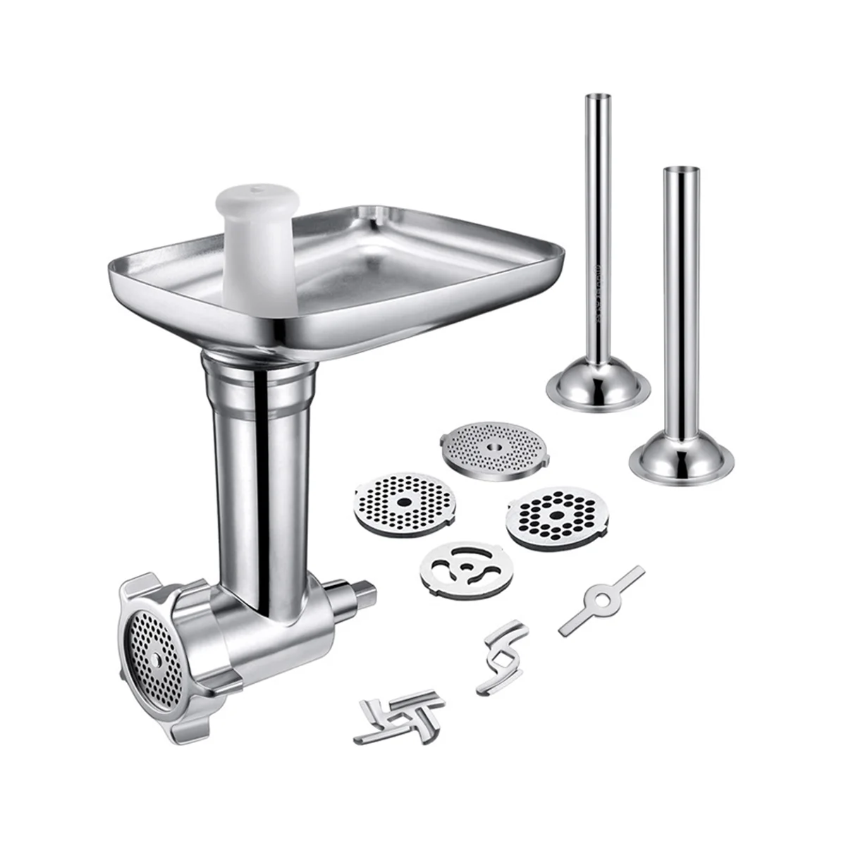 For KitchenAid Stand Mixer Meat Grinder Sausage Stuffer Tubes Meat Grinder Blade Metal Food Grinder Attachment
For KitchenAid Stand Mixer Meat Grinder Sausage Stuffer Tubes Meat Grinder Blade Metal Food Grinder Attachment