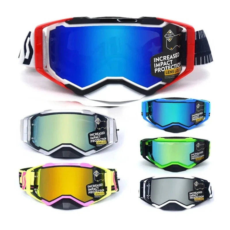 

Очки для мотокросса, мотоциклетные очки, солнцезащитные очки, MTB MX ATV, силиконовые противоскользящие высококачественные ветрозащитные велосипедные гоночные очки