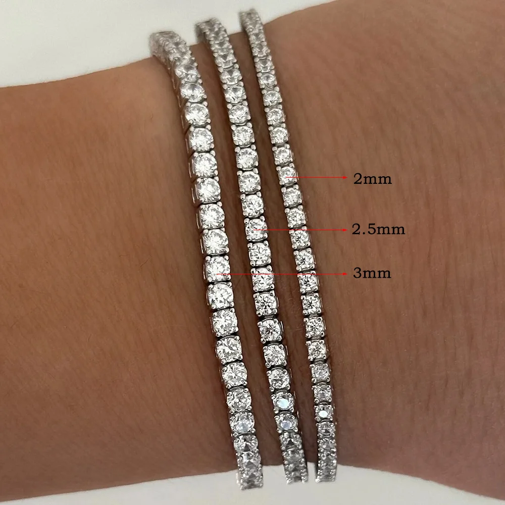 2mm, 2.5mm Real Moissanite Tennis Necklace for Women S925 Sterling Silver Full Diamond Choker Party Trendy Jewelry Gift 6 Mallzona S7ff18011d96844dabf3d8cb4625363c8t 2mm, 2.5mm Real Moissanite Tennis Necklace for Women S925 Sterling Silver Full Diamond Choker Party Trendy Jewelry Gift Mallzona