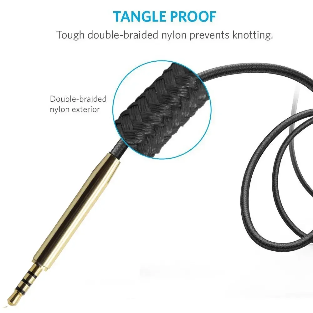 Replacement Braided Cable Cord for Bose QC45 QC35 I II QC25 QuietComfort Ultra 45 35 25 700 NC700 OE2 Soundlink Headphones Replacement Braided Cable Cord for Bose QC45 QC35 I II QC25 QuietComfort Ultra 45 35 25 700 NC700 OE2 Soundlink Headphones