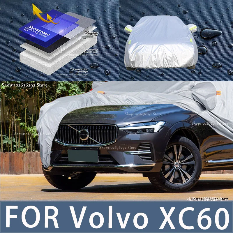 For Volvo XC60 Outdoor Protection Full Car Covers Snow Cover Sunshade Waterproof Dustproof Exterior Car accessories
For Volvo XC60 Outdoor Protection Full Car Covers Snow Cover Sunshade Waterproof Dustproof Exterior Car accessories
