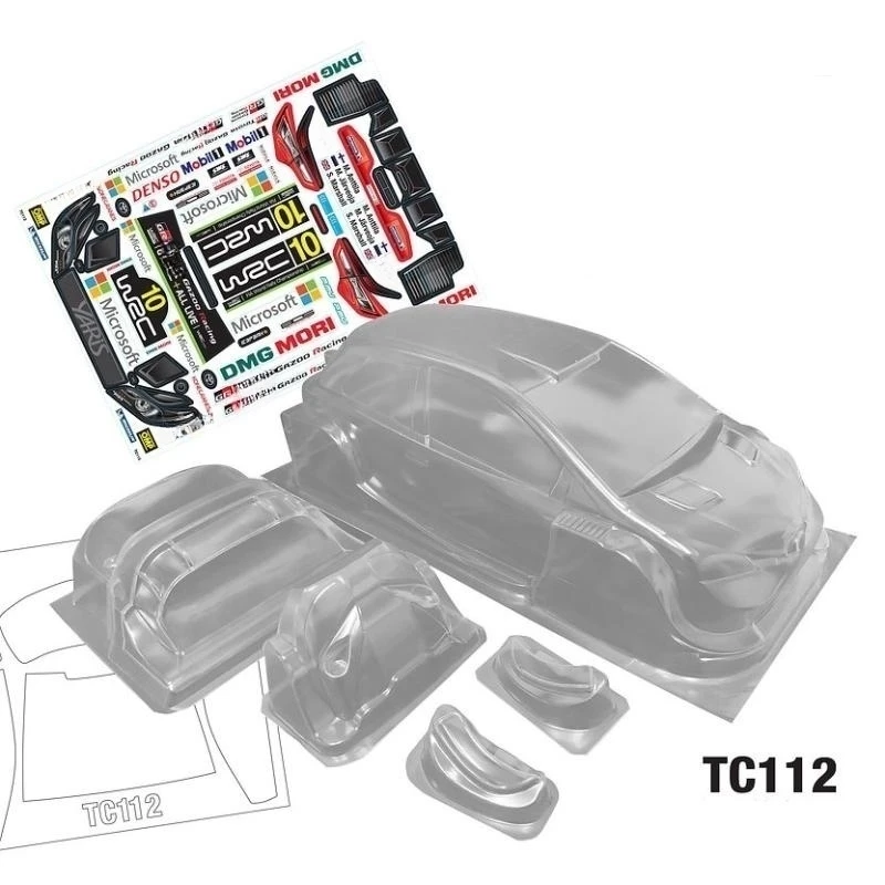 1/10 Rally Car 190 мм Yaris WRC Body Clear Lexan Body Shell ж/заднее крыло + светильник Пряжка и цветная Наклейка для Rc Drift Car
1/10 Rally Car 190 мм Yaris WRC Body Clear Lexan Body Shell ж/заднее крыло + светильник Пряжка и цветная Наклейка для Rc Drift Car