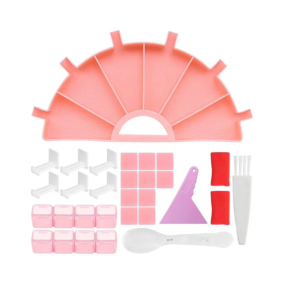 Diamond Painting Accessory Tray Manager Kit, 6-Grid Palette Of 5D Diamond Painting Storage Kit (Pink)
Diamond Painting Accessory Tray Manager Kit, 6-Grid Palette Of 5D Diamond Painting Storage Kit (Pink)