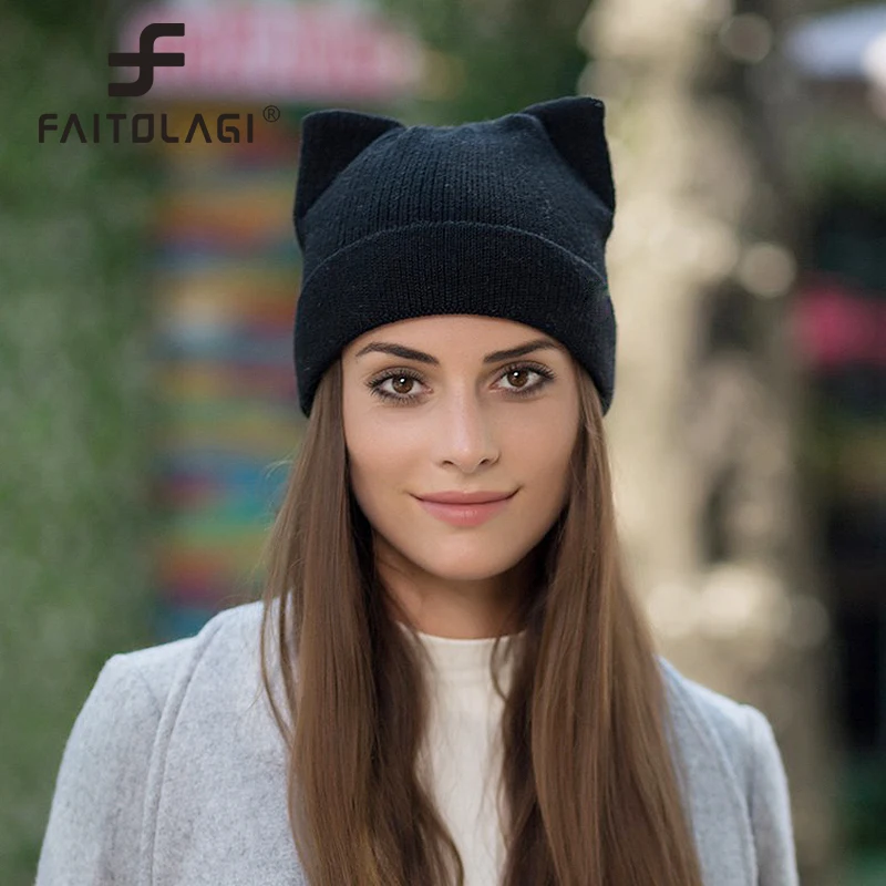 Cute Cat Ear Beanie Winter Warm Knitted Hat Soft Wool Crochet Skullies Beanies For Women Girl Little Devil Cosplay Halloween Cap
Cute Cat Ear Beanie Winter Warm Knitted Hat Soft Wool Crochet Skullies Beanies For Women Girl Little Devil Cosplay Halloween Cap