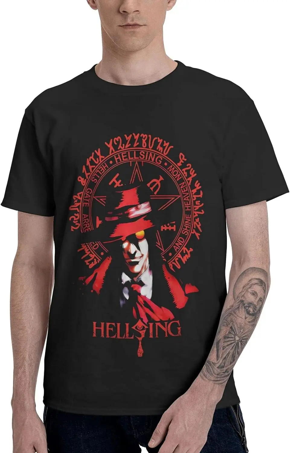 Teenager Youth Kid Hellsing Alucard Anime Shirt Mans Roundneck Cotton Tee Summer Short Sleeve T-Shirts X-Large
Teenager Youth Kid Hellsing Alucard Anime Shirt Mans Roundneck Cotton Tee Summer Short Sleeve T-Shirts X-Large