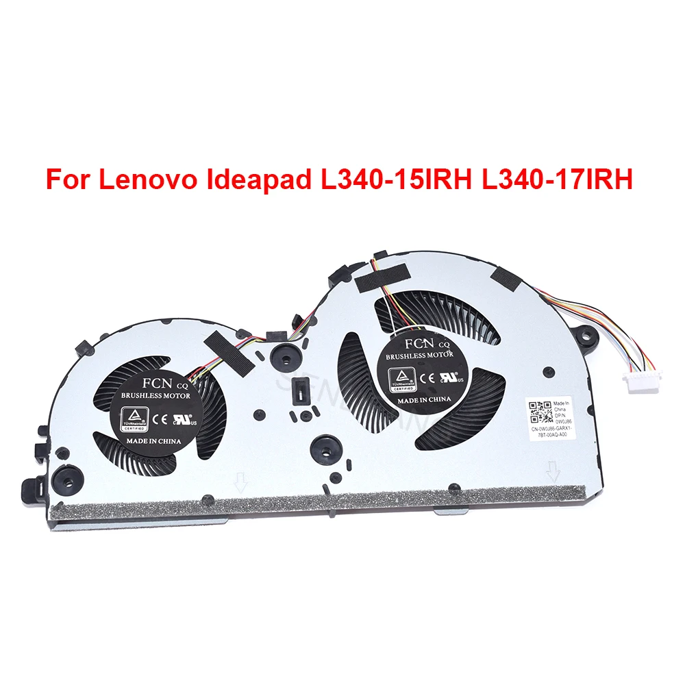 Laptop CPU Fan For Lenovo Ideapad Gaming L330-15 L330-15IRH L330-17IC L340-15IRH L340-17IRH 8Pin DC28000E1D0 NS85B24 Laptop CPU Fan For Lenovo Ideapad Gaming L330-15 L330-15IRH L330-17IC L340-15IRH L340-17IRH 8Pin DC28000E1D0 NS85B24