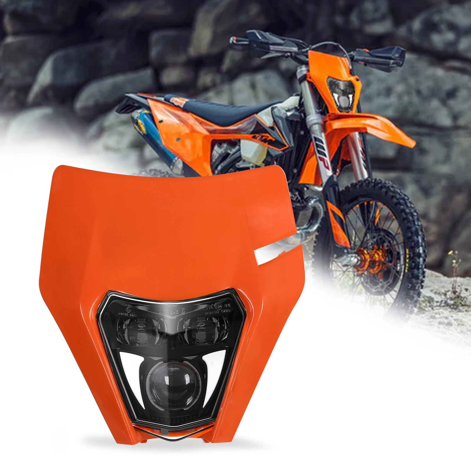 Фара мотоциклетсветодиодный светодиодная, 50 Вт, с дальний/Ближний свет, для KTM 300 350 400 450 EXC, шесть дней, фара для ФК FE 250 350 TE TC 125 250
Фара мотоциклетсветодиодный светодиодная, 50 Вт, с дальний/Ближний свет, для KTM 300 350 400 450 EXC, шесть дней, фара для ФК FE 250 350 TE TC 125 250