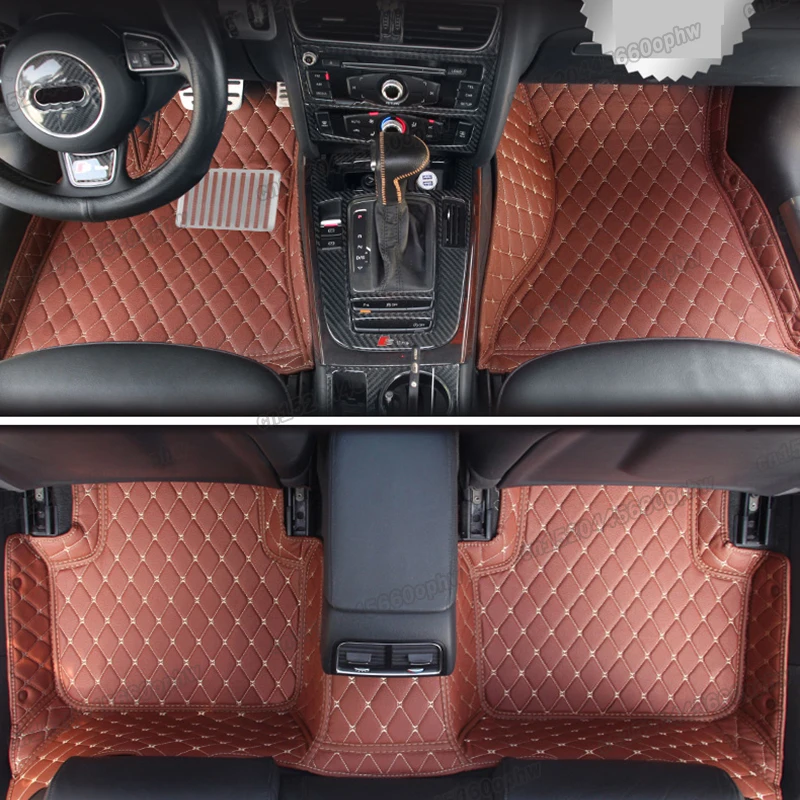 Leather Car Floor Mats for Audi A4 B8 2007 2008 2009 2010 2011 2012 2013 2014 2015 Rug Carpet Interior Accessories allroad avant
Leather Car Floor Mats for Audi A4 B8 2007 2008 2009 2010 2011 2012 2013 2014 2015 Rug Carpet Interior Accessories allroad avant