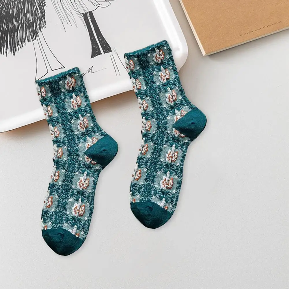 Women Winter Socks Stylish Retro Palace Jacquard Design Women's Elastic Warm Mid-tube Socks for Autumn Winter Holidays Retro
Women Winter Socks Stylish Retro Palace Jacquard Design Women's Elastic Warm Mid-tube Socks for Autumn Winter Holidays Retro