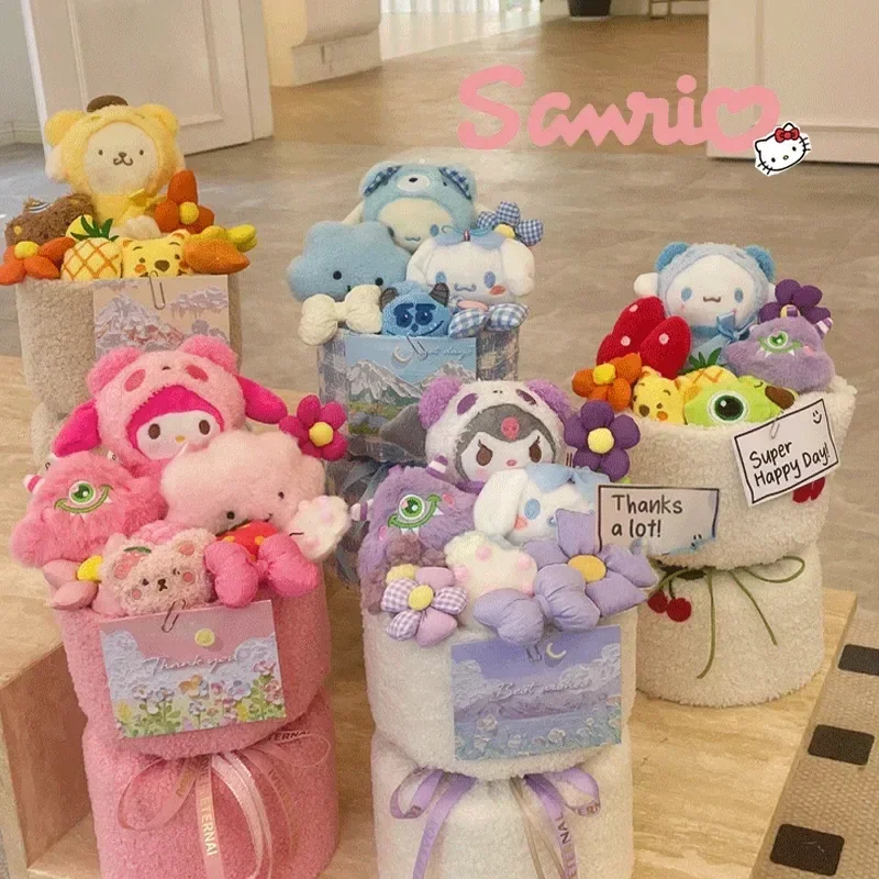 Sanrio мультяшный плюшевый цветочный букет Мелодия куроми Корица рулон пушистая мягкая плюшевая игрушка кавайное украшение для комнаты кукла подарок для девочки
Sanrio мультяшный плюшевый цветочный букет Мелодия куроми Корица рулон пушистая мягкая плюшевая игрушка кавайное украшение для комнаты кукла подарок для девочки
