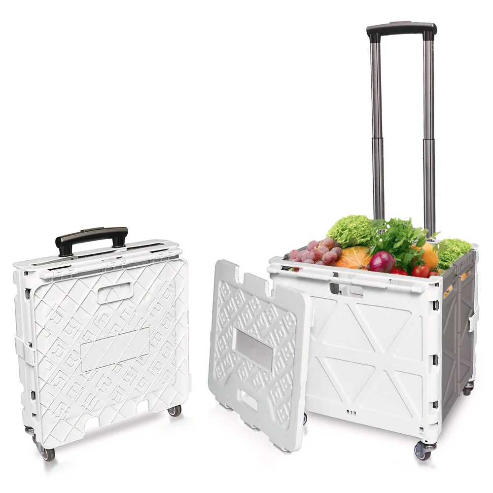 Quik Cart Multipurpose Outdoor Car Tool Storage Box Foldable Utility Cart 4 Wheeled Collapsible Shopping Handcart with Brake
Quik Cart Multipurpose Outdoor Car Tool Storage Box Foldable Utility Cart 4 Wheeled Collapsible Shopping Handcart with Brake