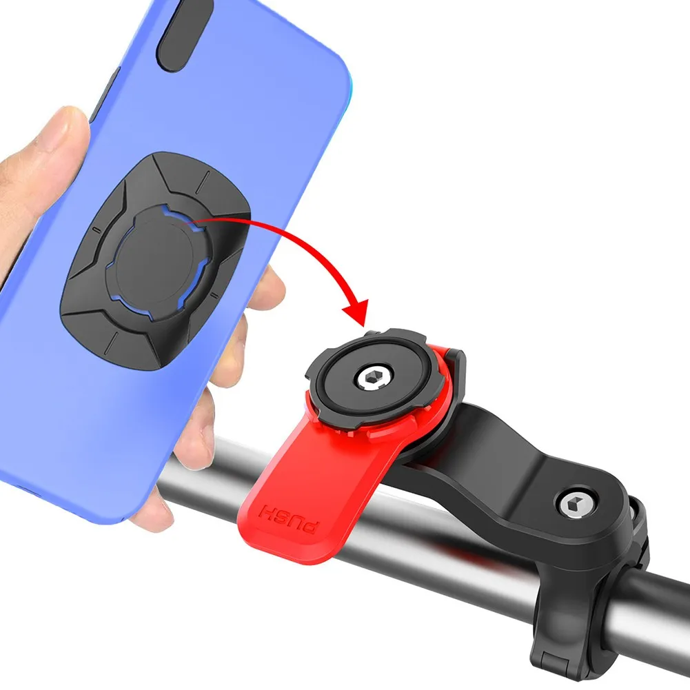 

Bicycle Motorcycle Phone Holder 360° Rotation For IPhone For Samsung For Huawei Bike Moto Handlebar Mount Bracket For-Xiaomi