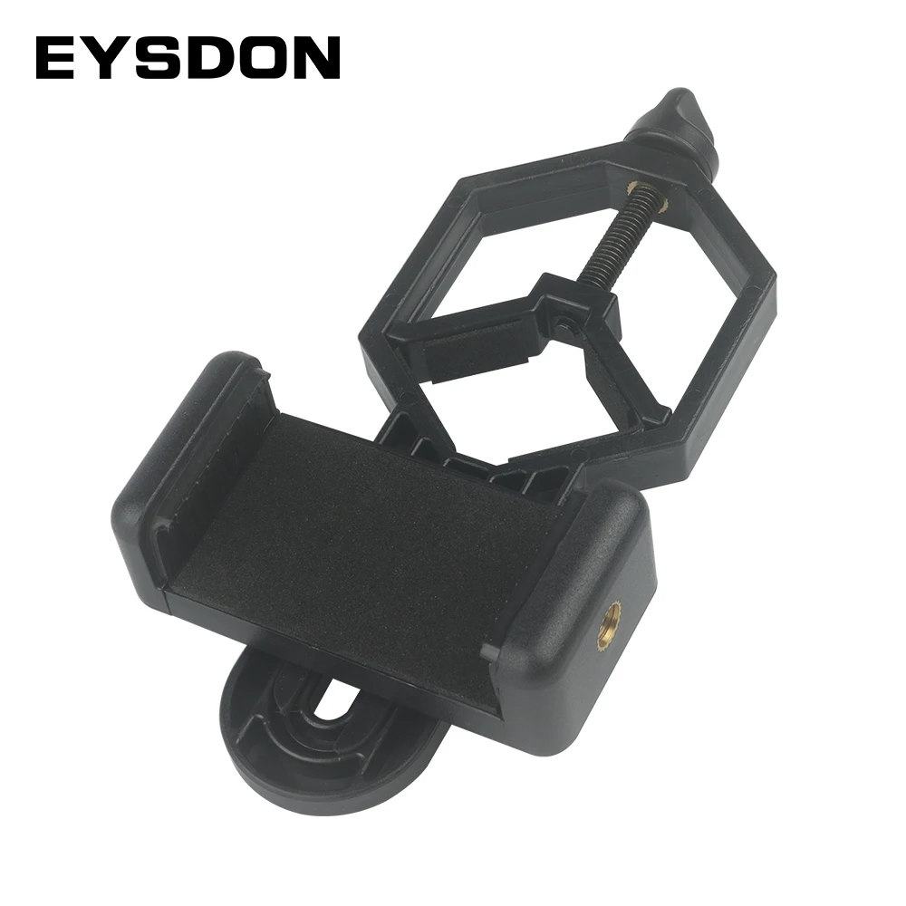 

EYSDON Smart Phone Adapter Plastic for Monocular Microscope Telescope Binoculars Spotting Scope Mobile Phone Clip Bracket