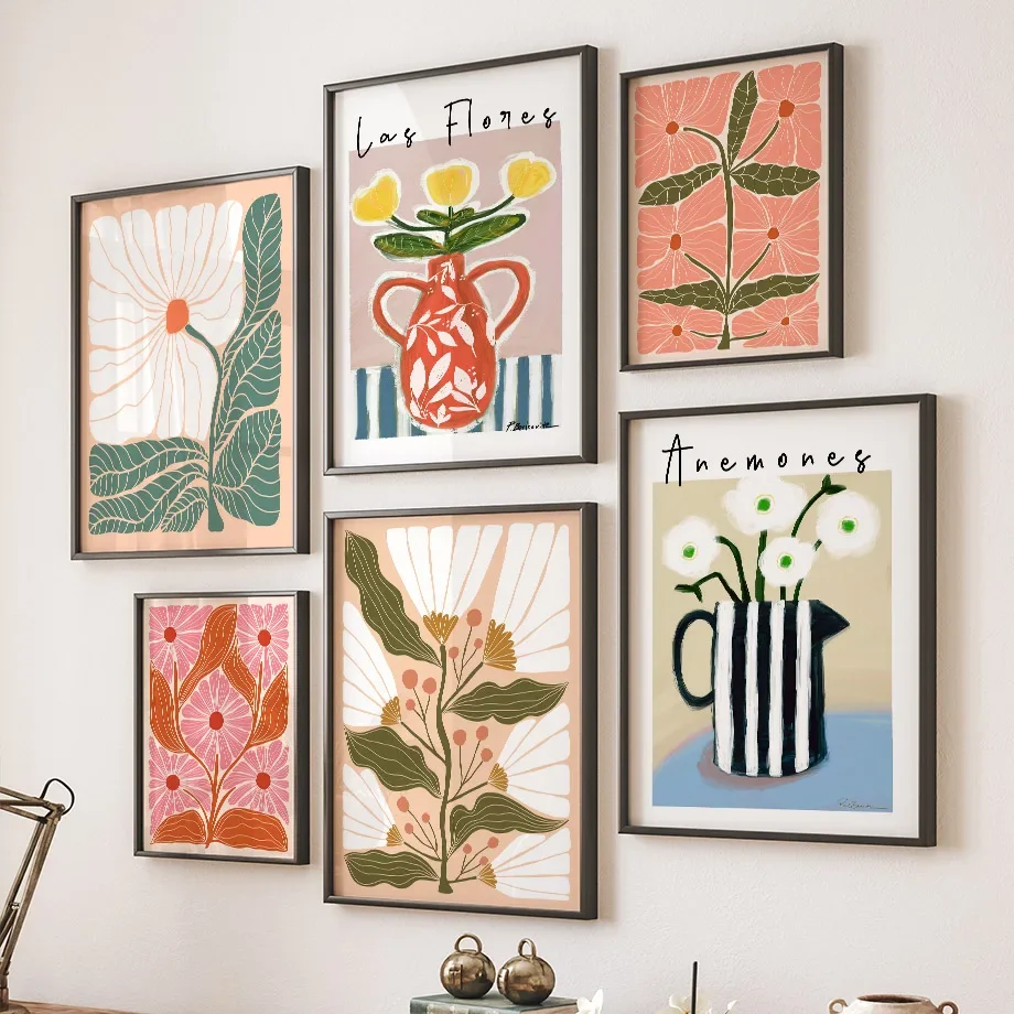 Colorful Anemones Shapes Flower Market Wall Art Abstract NordicPosters Pictures For Living Room Decor Canvas Prints Painting
Colorful Anemones Shapes Flower Market Wall Art Abstract NordicPosters Pictures For Living Room Decor Canvas Prints Painting