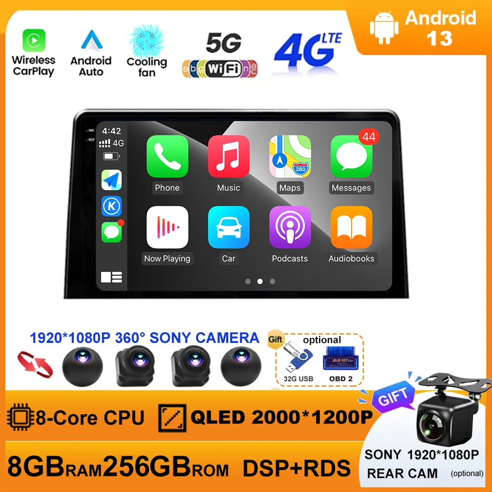 Автомобильный радиоприемник на Android 13 для Citroen Berlingo 2019 для Peugeot основных 2020 для Peugeot Partner для Opel Combo GPS Navi Head Unit 
Автомобильный радиоприемник на Android 13 для Citroen Berlingo 2019 для Peugeot основных 2020 для Peugeot Partner для Opel Combo GPS Navi Head Unit