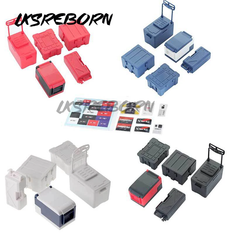 Simulation Decoration Tool Box Fishing Box Fridge Tank for 1/10 TRX4 Defender Trx6 G63 Axial SCX10 RC Car Accessories
Simulation Decoration Tool Box Fishing Box Fridge Tank for 1/10 TRX4 Defender Trx6 G63 Axial SCX10 RC Car Accessories