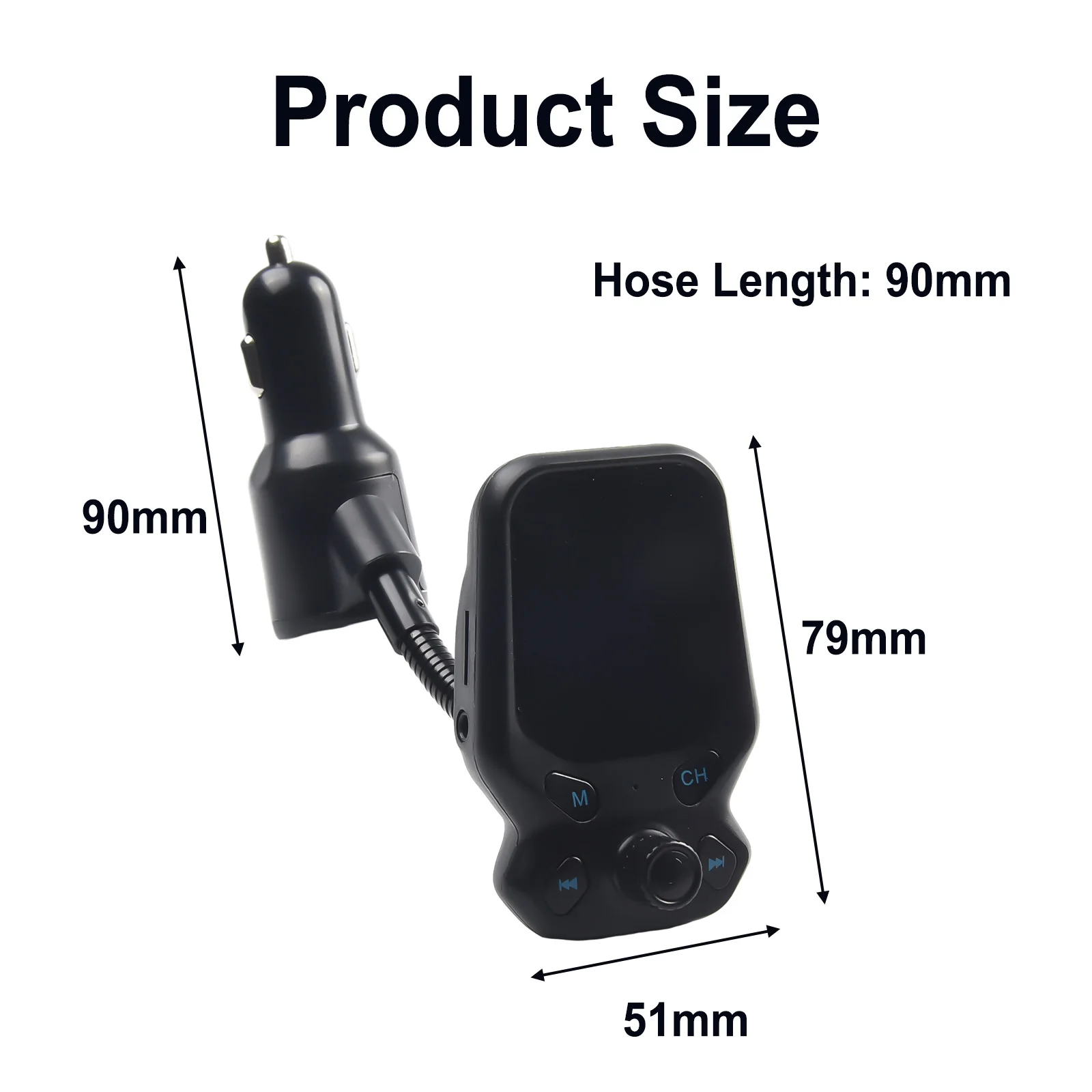 1.8in Colour Screen FM Transmitter 12V~24V Car FM Transmitter 87.5MHz-108MHz QC3.0 Fast Charging Practical Kit
1.8in Colour Screen FM Transmitter 12V~24V Car FM Transmitter 87.5MHz-108MHz QC3.0 Fast Charging Practical Kit
