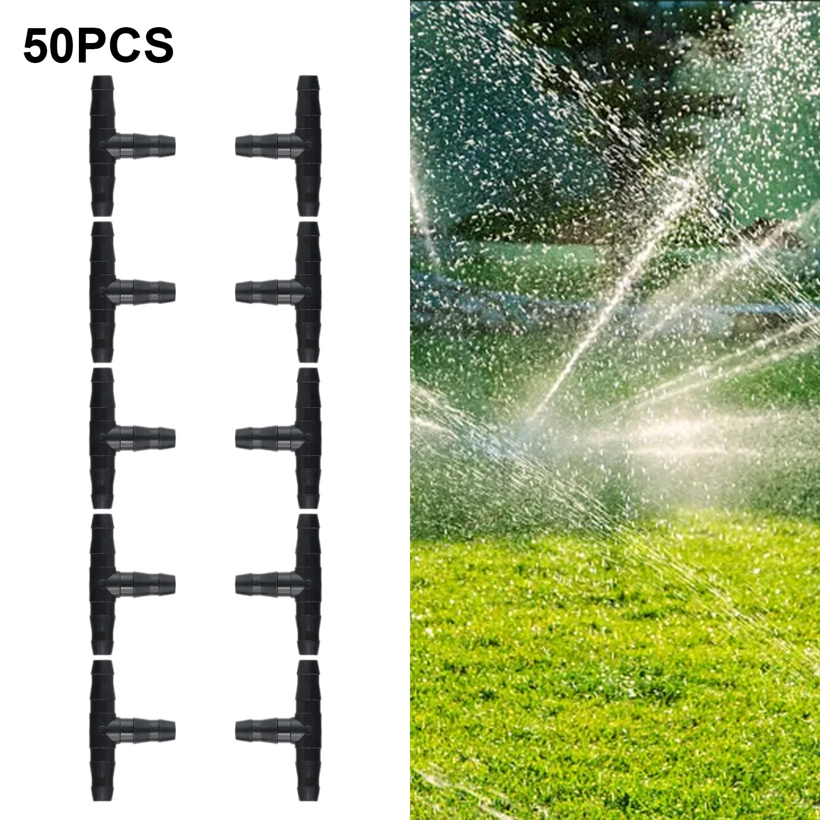 50PCS Barb Tee Piece 3 Way 4/7mm Connector Garden Watering Pipe Hose T Joint Micro Drip Irrigation Tool 1/4'' Couplings Tool
50PCS Barb Tee Piece 3 Way 4/7mm Connector Garden Watering Pipe Hose T Joint Micro Drip Irrigation Tool 1/4'' Couplings Tool