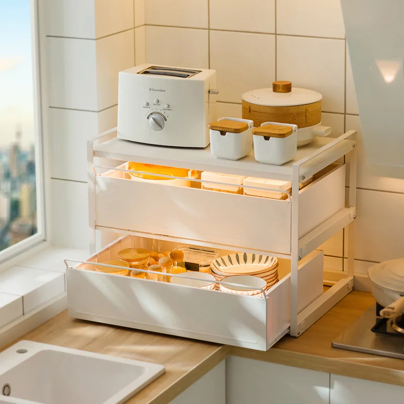 2/3 Layers Holders Kitchen Pull Drawer Countertop Microwave Oven Rack Desktop Supplies Seasoning Storage
2/3 Layers Holders Kitchen Pull Drawer Countertop Microwave Oven Rack Desktop Supplies Seasoning Storage