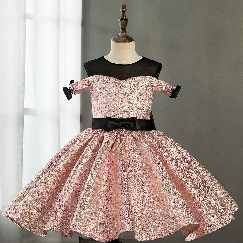 Pink Sequin bow Children's dress off shoulder Puffy dress Summer new girls dress for Pageant ball gown birthday dress Baby dress
Pink Sequin bow Children's dress off shoulder Puffy dress Summer new girls dress for Pageant ball gown birthday dress Baby dress