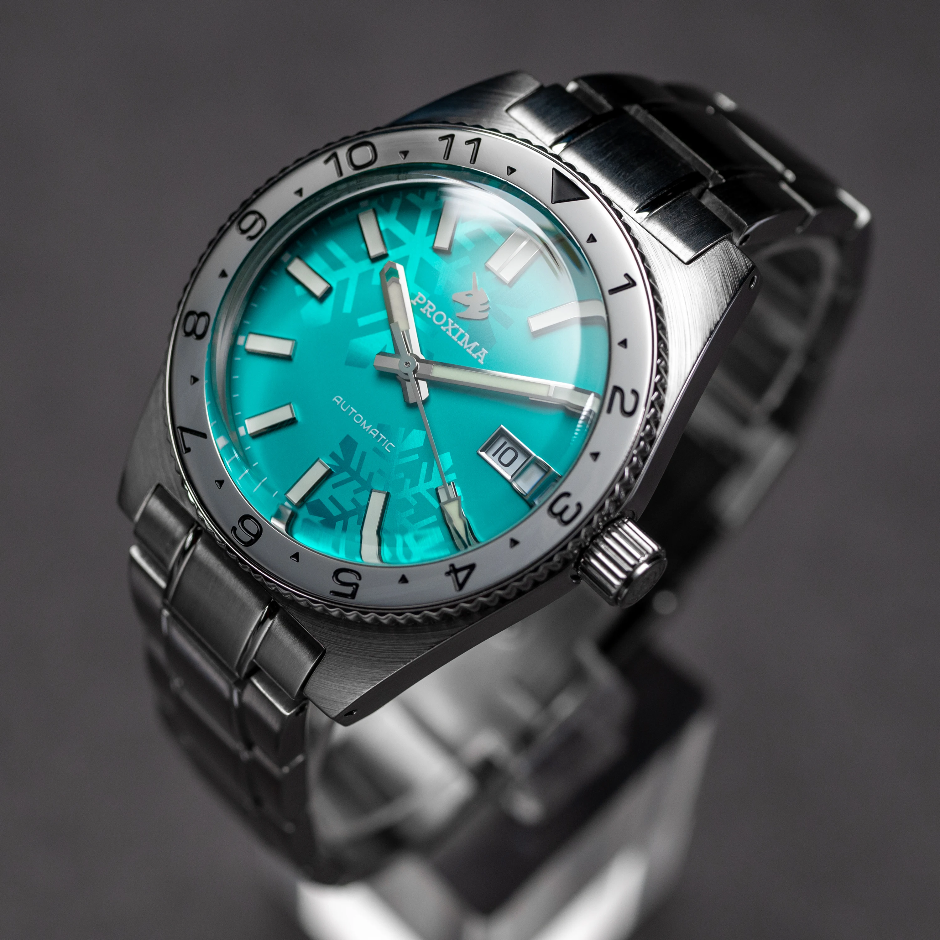 proxima series 40mm Diver Men Watch Sapphire Glass Snowflake Dial PT5000/SW200 Automatic Mechanical Watch Date 20Bar Waterproof
proxima series 40mm Diver Men Watch Sapphire Glass Snowflake Dial PT5000/SW200 Automatic Mechanical Watch Date 20Bar Waterproof