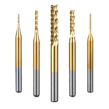 10pcs 3.175 PCB Corn milling Cutter TiN coating Tungsten router bits cutting end mill for Engraving machine
10pcs 3.175 PCB Corn milling Cutter TiN coating Tungsten router bits cutting end mill for Engraving machine