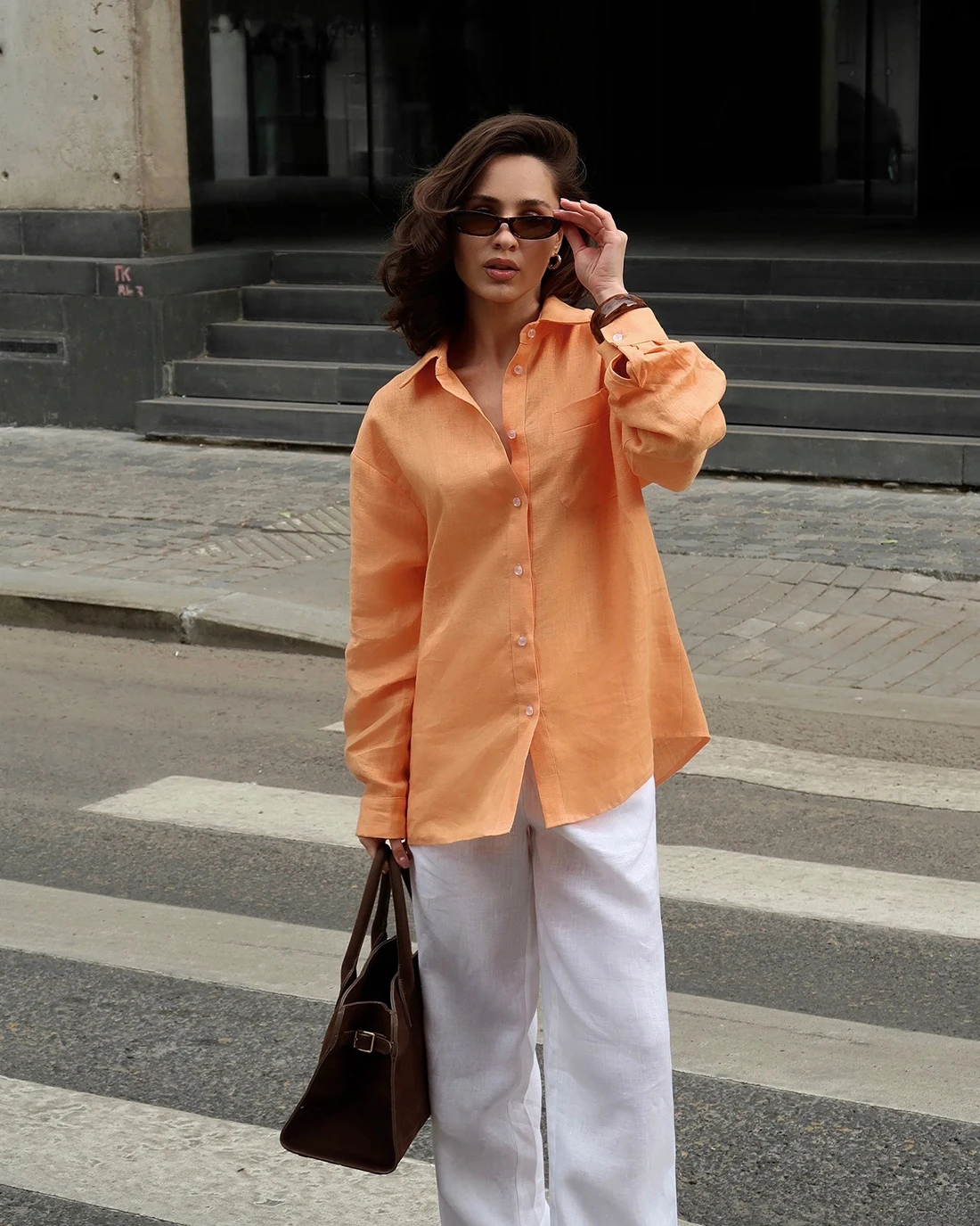 Spring White Women's Linen Shirt Long Sleeve Beautiful Blouses Elegant Basic Top Collar Yellow Blue Cotton Shirt for Women 28 S800a8bc2d8d24caf81e2343d0cfa4e78L