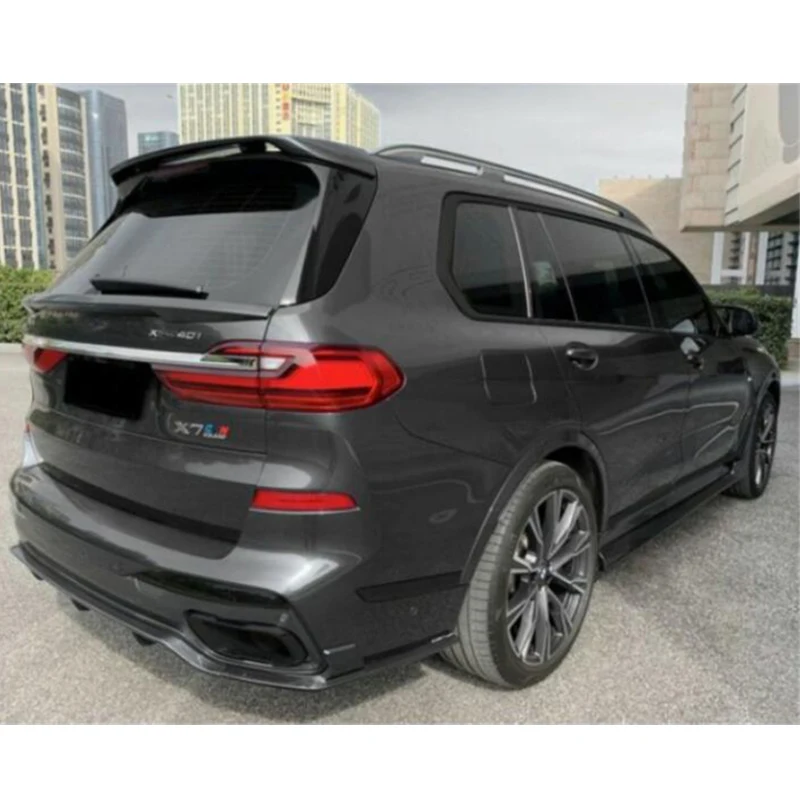 Глянцевый черный спойлер на крышу, аксессуар, новинка, BMW X7 G07 LCI Автомобильный багажник, заднее крыло, ABS пластиковый корпус, комплект 2018-2023 года
Глянцевый черный спойлер на крышу, аксессуар, новинка, BMW X7 G07 LCI Автомобильный багажник, заднее крыло, ABS пластиковый корпус, комплект 2018-2023 года