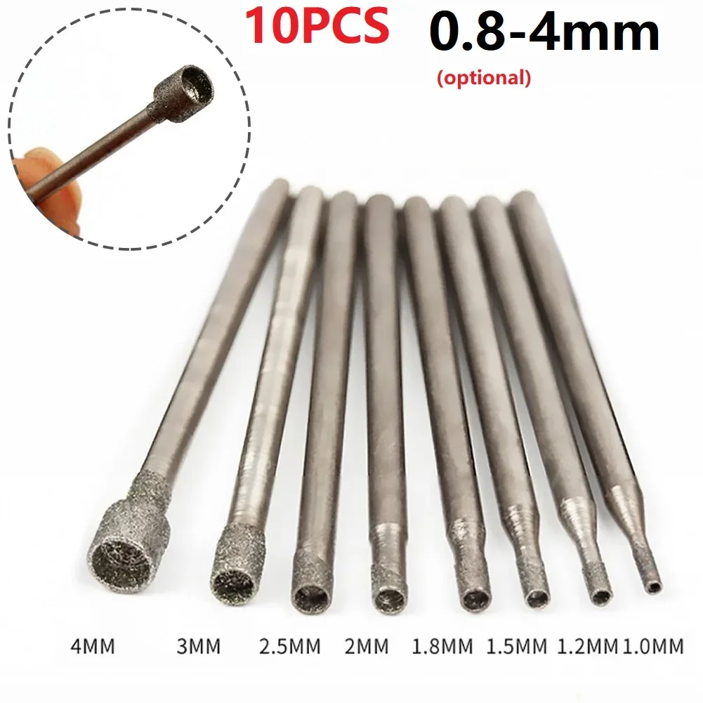 9/10Pcs 0.8/1/1.2/1.5/1.8/2/2.5/3/4mm Rotary Burr Core Drill Bit Engraving 2.35mm For Glass Tile Grinding 2.35mm Shank
9/10Pcs 0.8/1/1.2/1.5/1.8/2/2.5/3/4mm Rotary Burr Core Drill Bit Engraving 2.35mm For Glass Tile Grinding 2.35mm Shank
