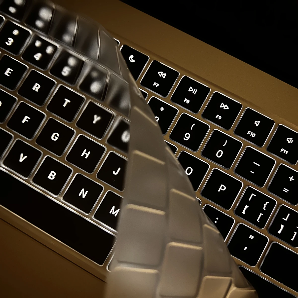 TPU Keyboard Cover Light Beige Ultra Thin Protector Compatible with For MacBook Air 15