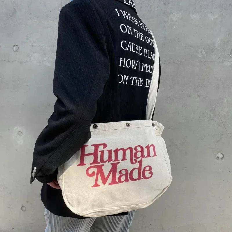 Новая сумка на плечо じんう う для девочек, с надписью «Don't Cry», Повседневная модная брендовая сумка с двухсторонним принтом логотипа 
Новая сумка на плечо じんう う для девочек, с надписью «Don't Cry», Повседневная модная брендовая сумка с двухсторонним принтом логотипа