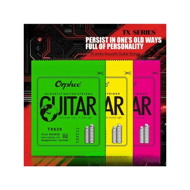 1 Set ACOUSTIC Guitar String Hexagonal Core+8% Nickel FULL,Bronze Bright Tone& Extra Light Extra Light Medium Electric Guitar
1 Set ACOUSTIC Guitar String Hexagonal Core+8% Nickel FULL,Bronze Bright Tone& Extra Light Extra Light Medium Electric Guitar