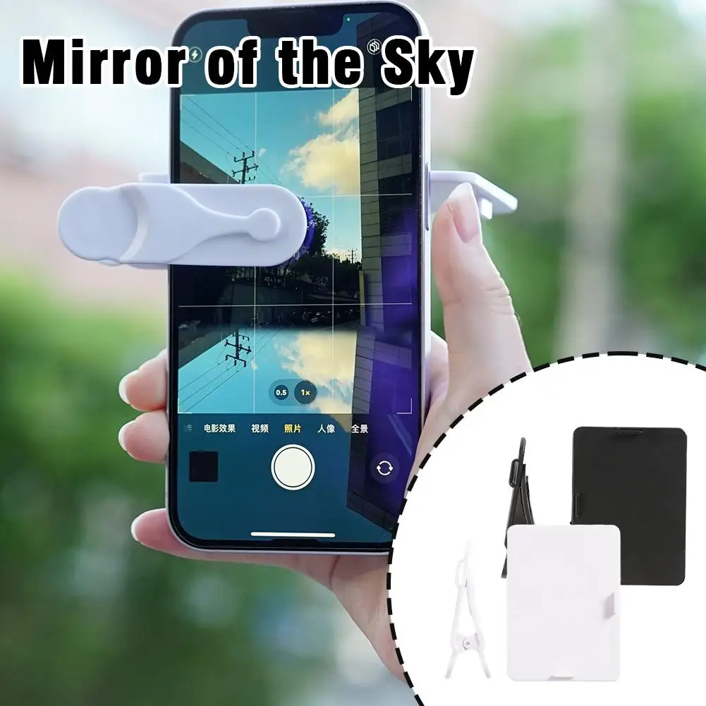 

Smartphone Camera Mirror Reflection Clip Kit 2023 Adjustable Mirror Reflection for Phone Camera Mobile Phone Shooting Supplies