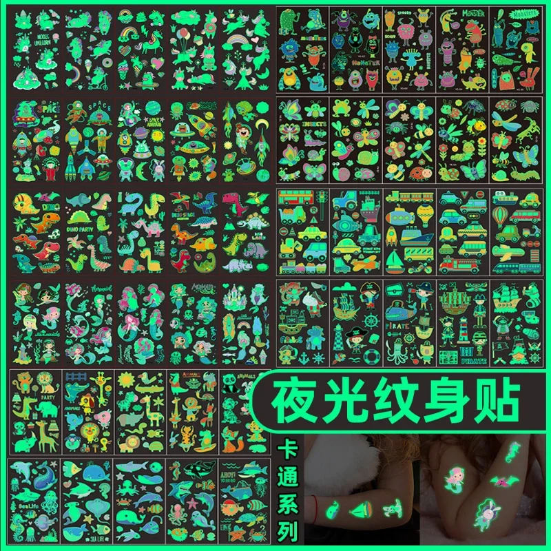 5pcs/lot Mermaid Dinosaur Luminous Temporary Tattoo Stickers Children's Cute Face Arm Body Fake Tattoo Sticker Body Atr Tattoo
5pcs/lot Mermaid Dinosaur Luminous Temporary Tattoo Stickers Children's Cute Face Arm Body Fake Tattoo Sticker Body Atr Tattoo