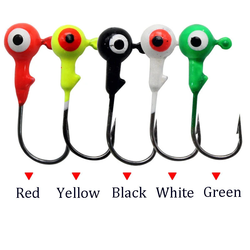 50Pcs 100Pcs Eyes Jig Head Fishing Hooks Bass Perch Fishhooks Jigging Hooks for Soft Worm Lure Bait Artificial Fishing Tackle
50Pcs 100Pcs Eyes Jig Head Fishing Hooks Bass Perch Fishhooks Jigging Hooks for Soft Worm Lure Bait Artificial Fishing Tackle
