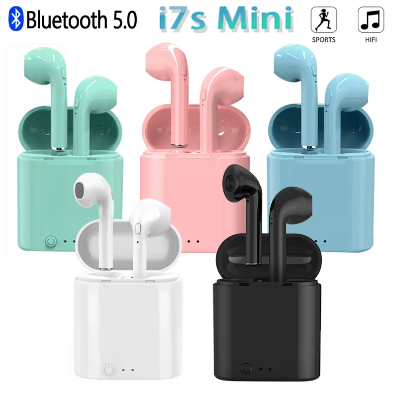 

I7s Mini TWS Bluetooth Earphone Wireless Headphones Earbuds Blutooth Handfree Headsets with Charging Box for Xiaomi IPhone PK I7