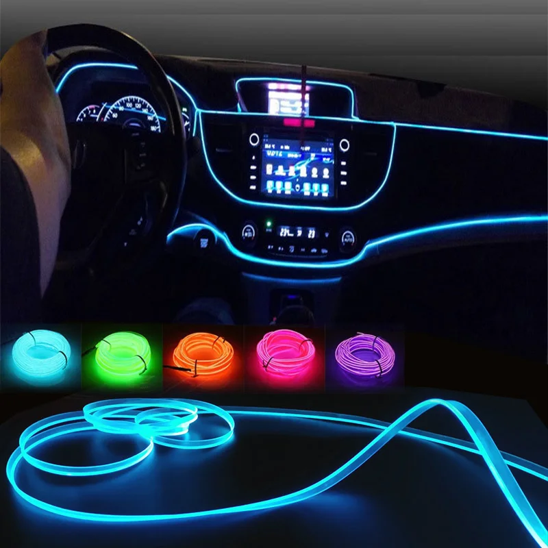 Car Interior Led Decorative Lamp EL Wiring Neon Strip For Auto DIY Flexible Ambient Light USB Atmosphere Diode Car Accessorie
Car Interior Led Decorative Lamp EL Wiring Neon Strip For Auto DIY Flexible Ambient Light USB Atmosphere Diode Car Accessorie
